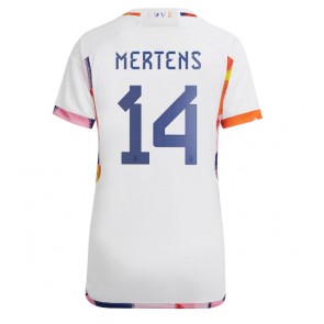 Belgien Dries Mertens #14 Udebanetrøje Dame VM 2022 Kort ærmer